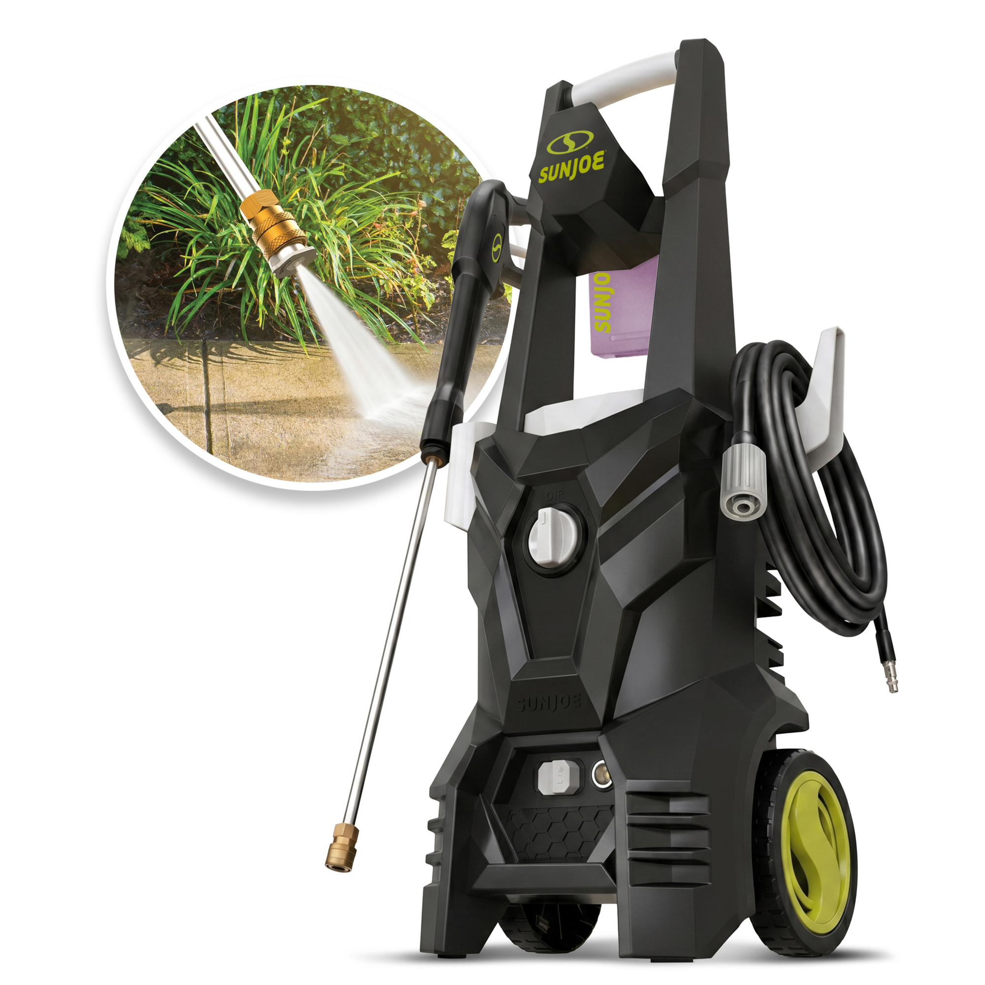 Sun Joe 1800 PSI Max All-Purpose Electric Pressure Washer | 13-Amp | 4 Nozzles | Foamer Cannon